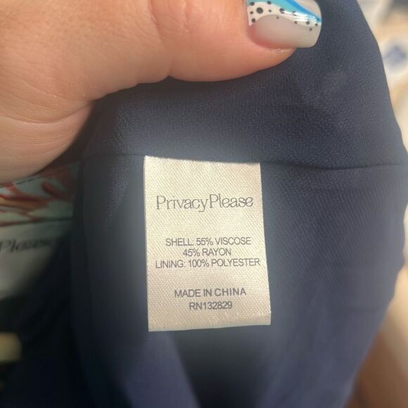 ✨Privacy Please Artesia Mini Wrap Sz XS Dress Lined Billowy Split Sleeve✨ - Picture 7 of 7